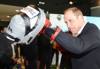 Prince William boxing