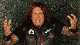 Chuck Billy posing for the camera