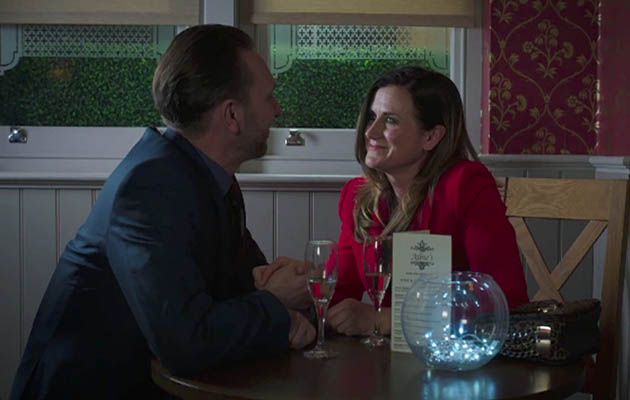 Holby City favourites Fletch and Ange on a date