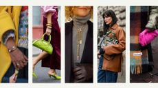 Examples of ways to accessorise like a style icon, including stacking bracelets, wearing a statement necklace and more