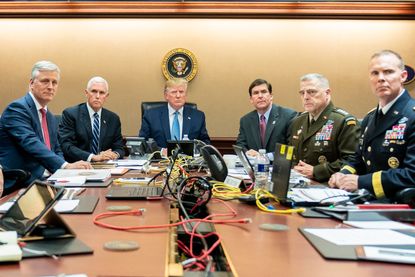 Trump and Military Leaders. 