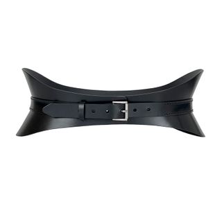 Crescent Leather Corset Belt by Haute Cuir