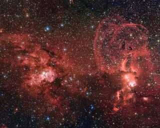 NGC 3603 and NGC 3576