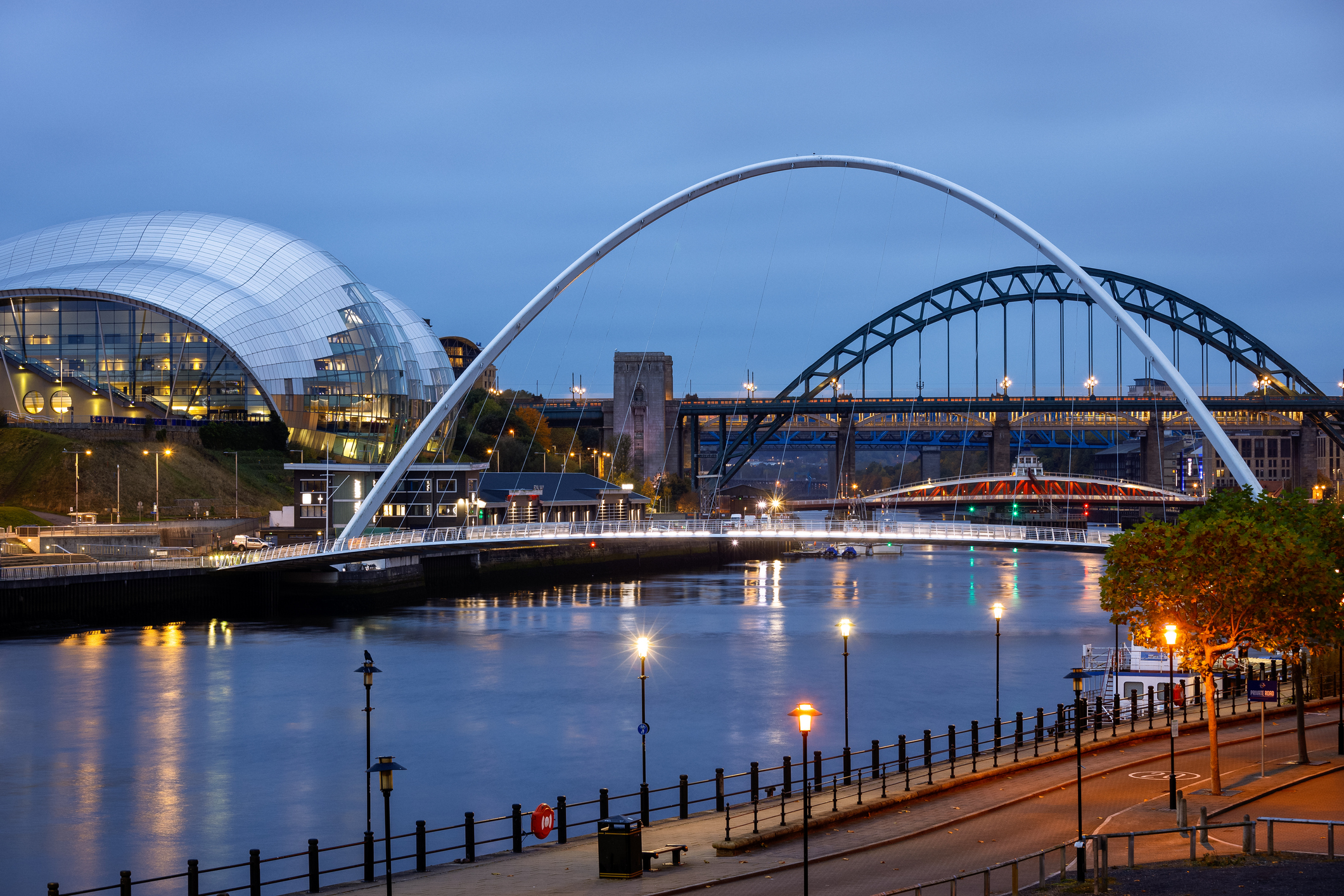 Newcastle&#039;s Millennium bridge