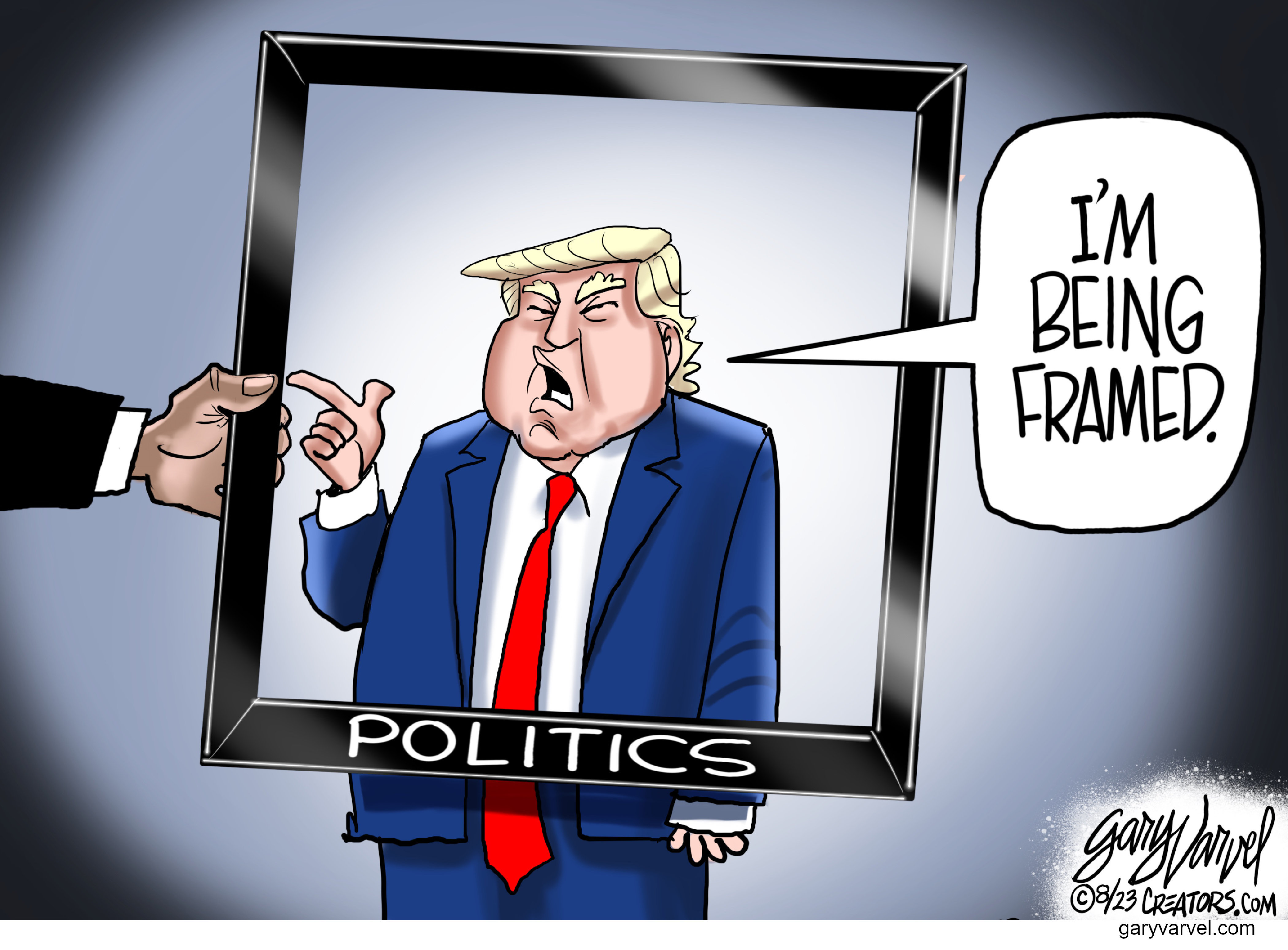 Political cartoon 