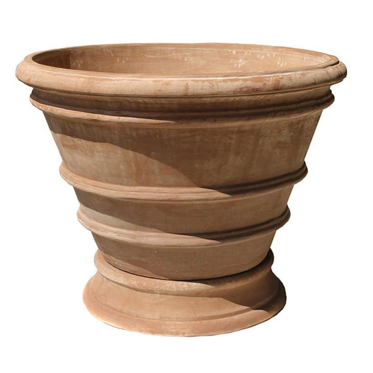 Large teracotta garden pot