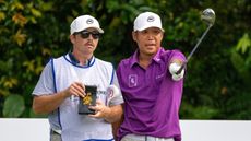 Grant Bennett and Anthony Kim at the Moutai Singapore Open