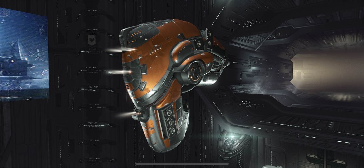 A still image from "EVE Echoes," a mobile MMO spin-off of "EVE Online" coming in August 2020.