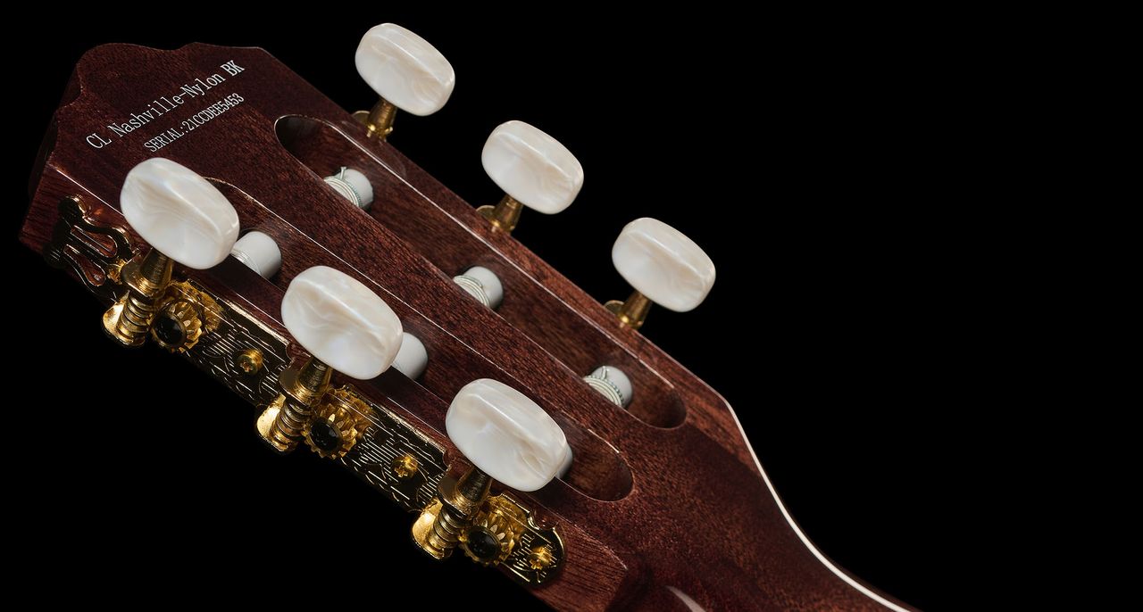 Harley Benton Custom Line Nashville-Nylon BK