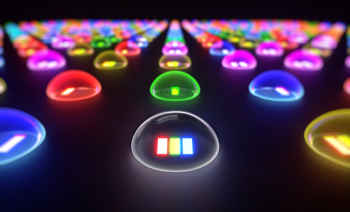 Image illustrating how Sony's True RGB technology works