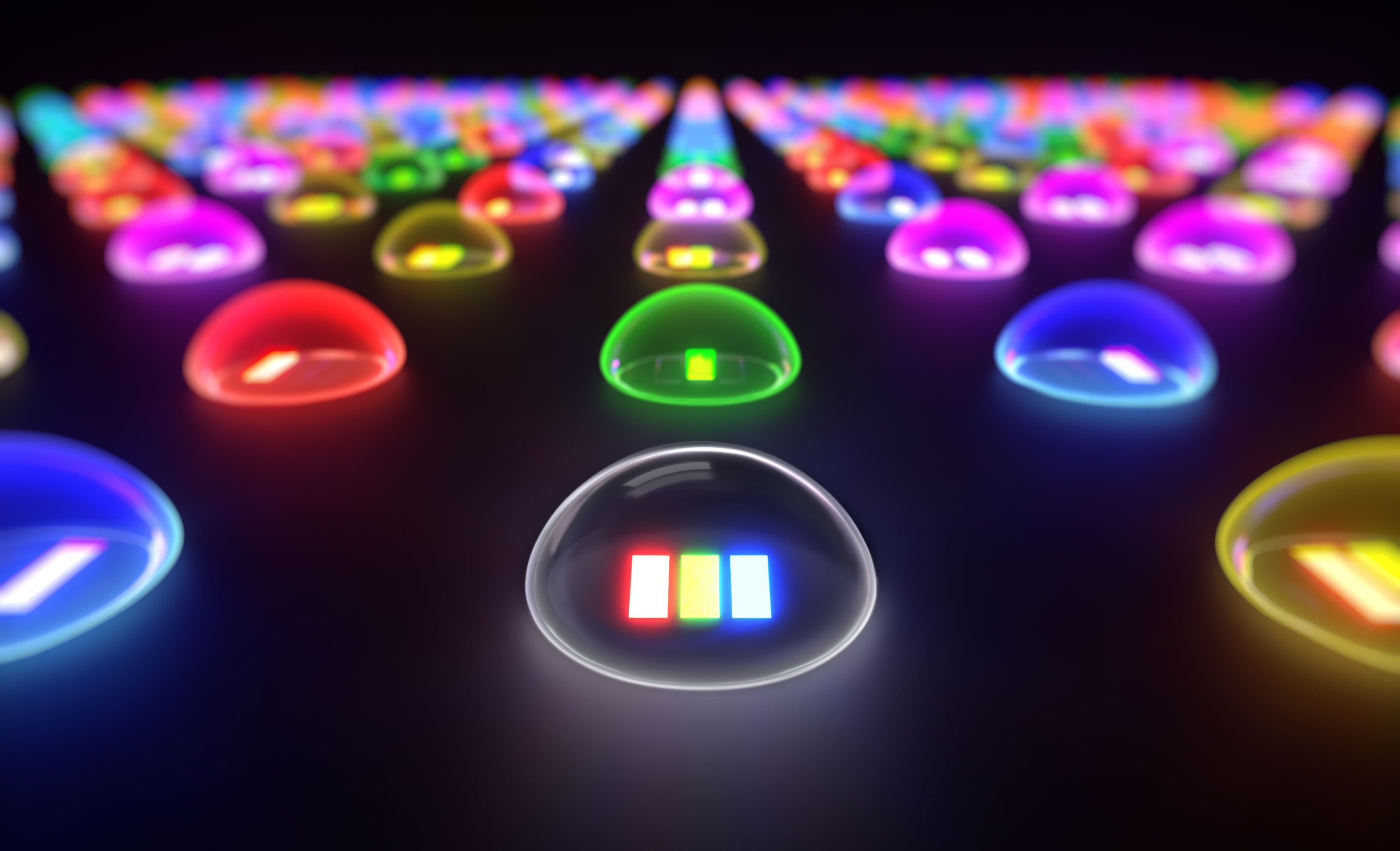 Image illustrating how Sony's True RGB technology works