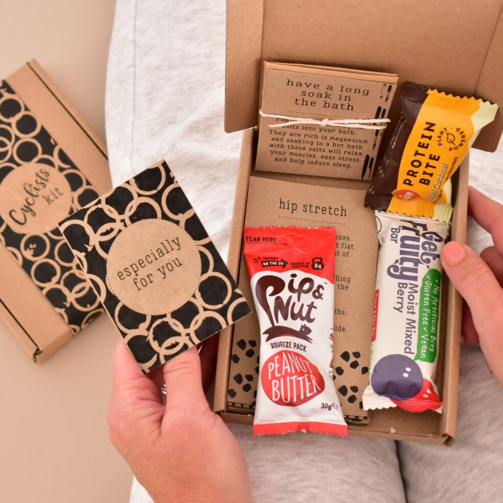 A hamper of various products