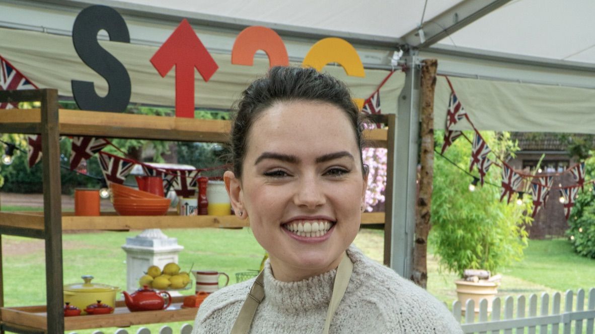 Daisy Ridley in Celebrity Bake Off