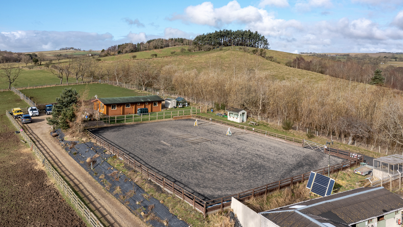 Cragside Stables Hexham Northumberland is an equestrian property on the market