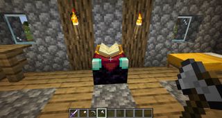 An enchanting table for imbuing items with Minecraft enchantments