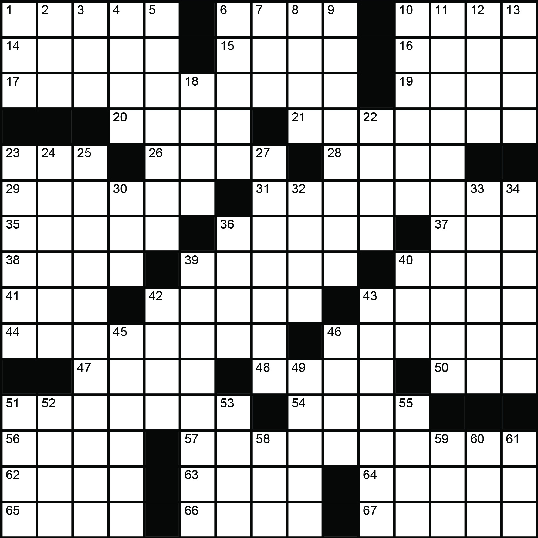 Puzzles: Printable Crossword - Issue: May 26, 2023