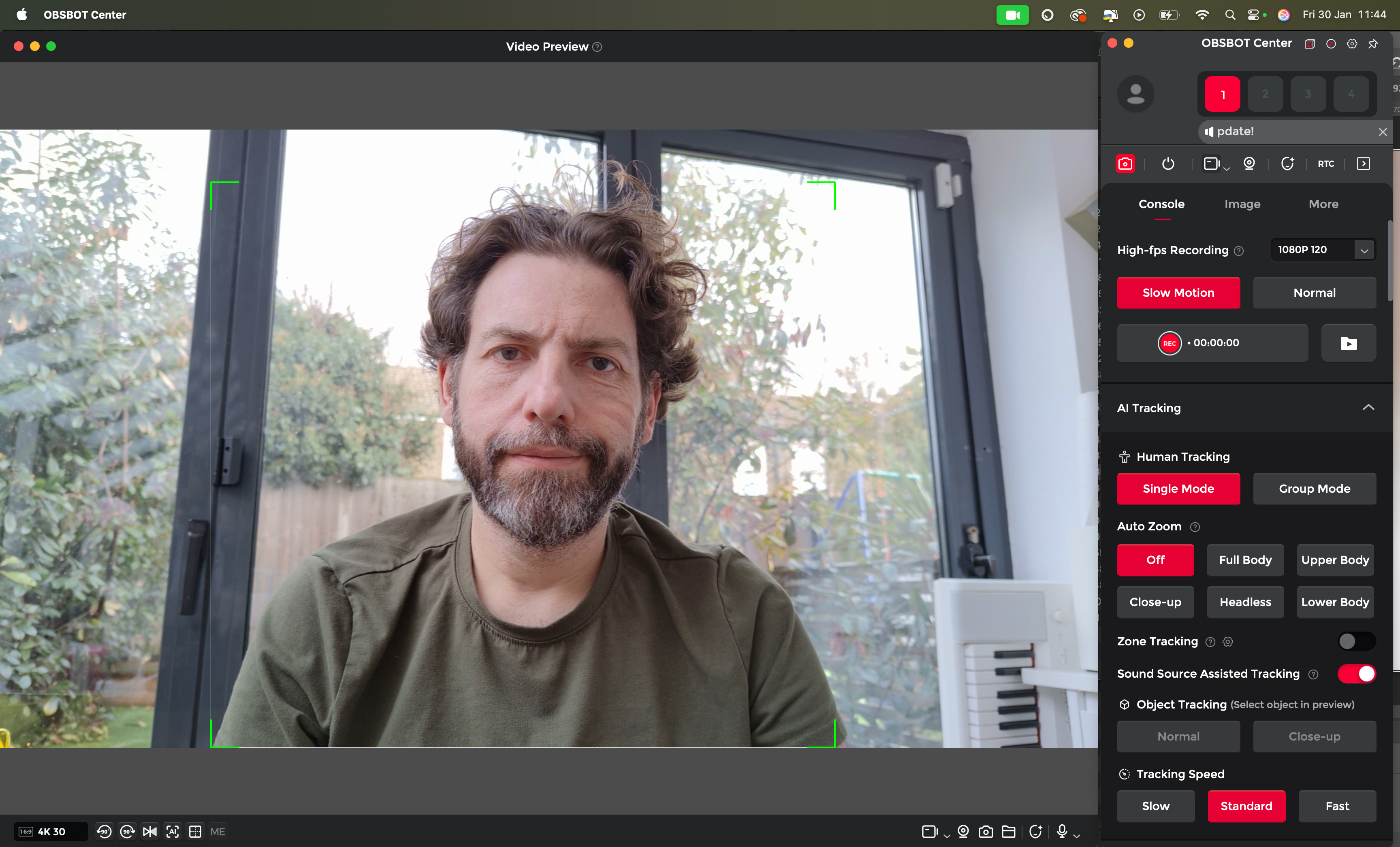Obsbot Center app grab