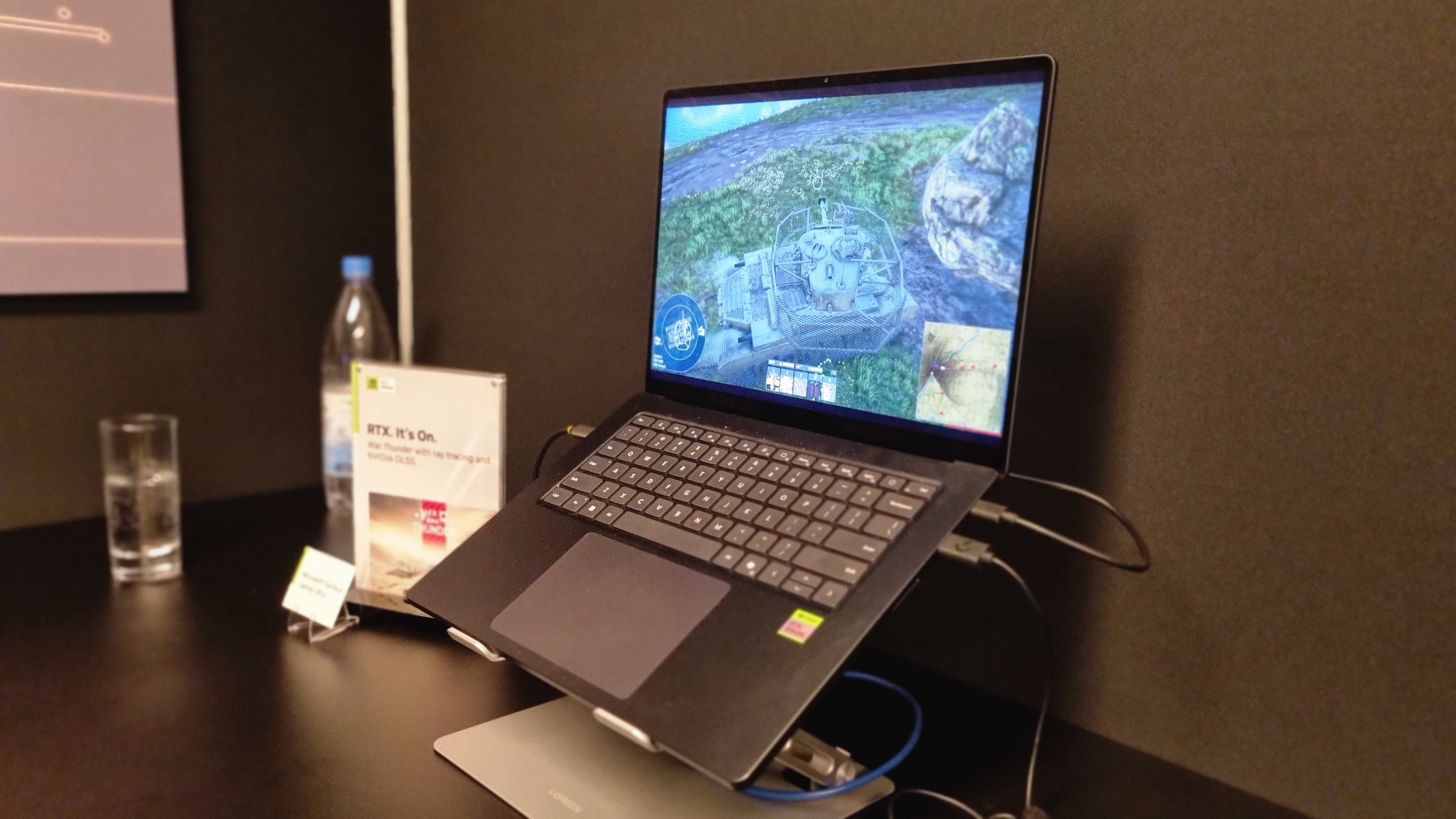 A Microsoft Surface Laptop Ultra at Gamescom 2026