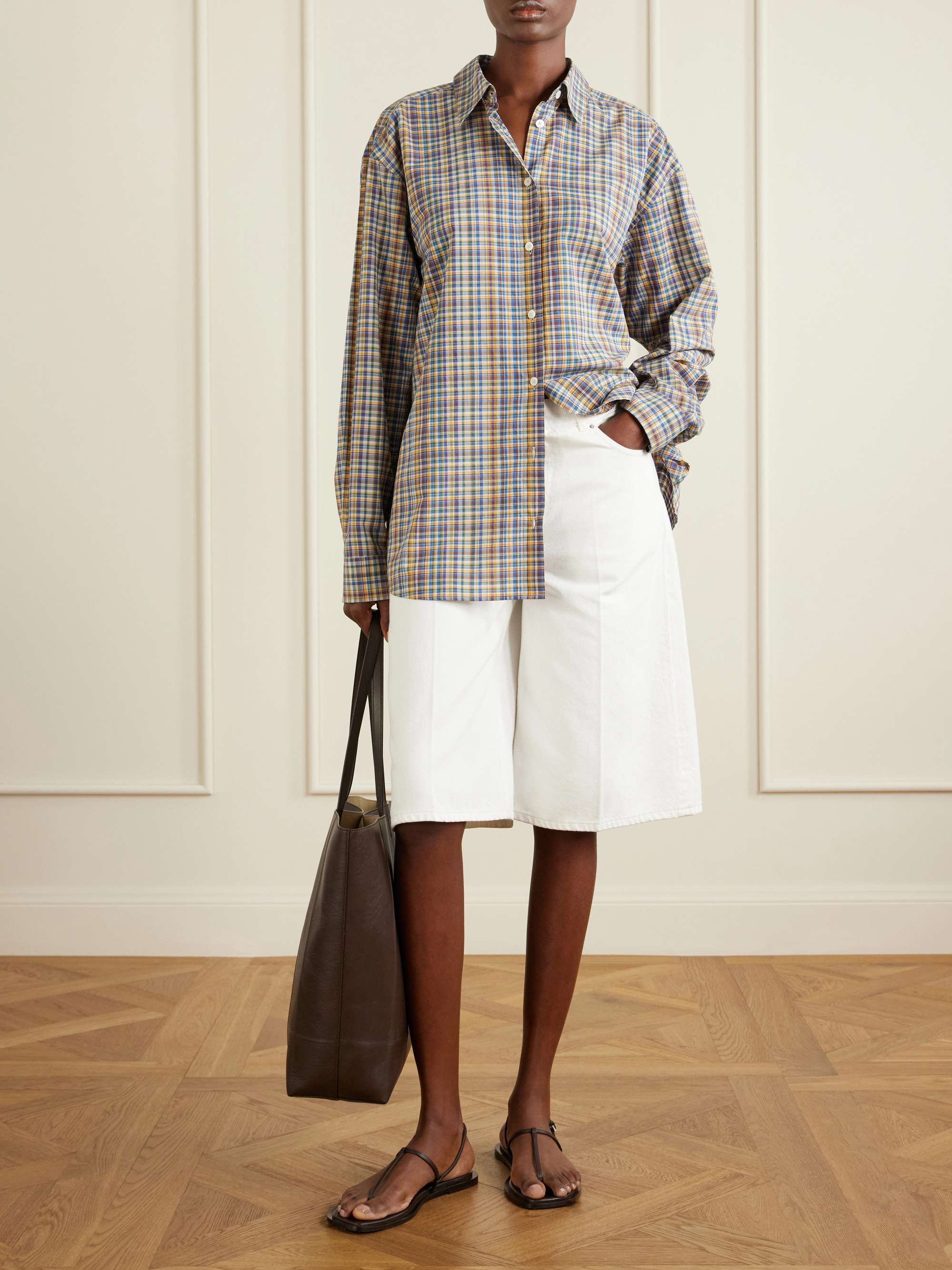 Checked Cotton Shirt