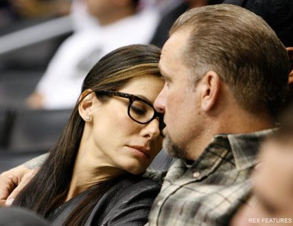 Sandra Bullock &amp; Jesse James - Celebrity News - Marie Claire