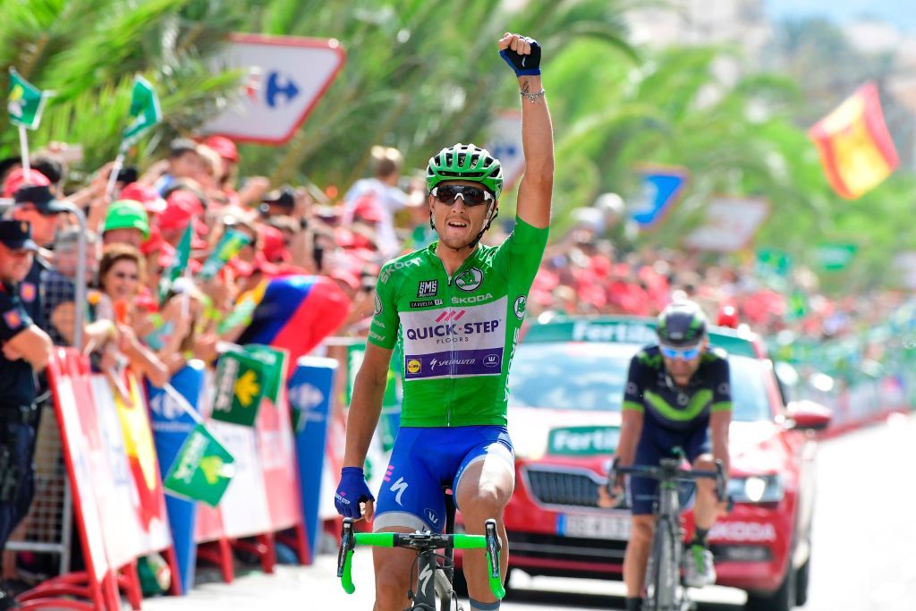 Matteo Trentin wins stage 10 of the Vuelta a Espa&ntilde;a.