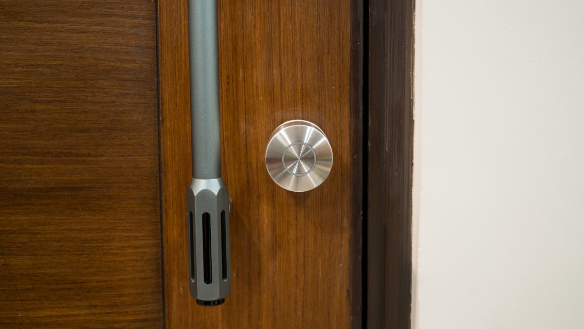Nuki Smart Lock Ultra installed on a door