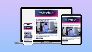 Previews of the TechRadar Australia newsletter on a laptop, tablet and phone