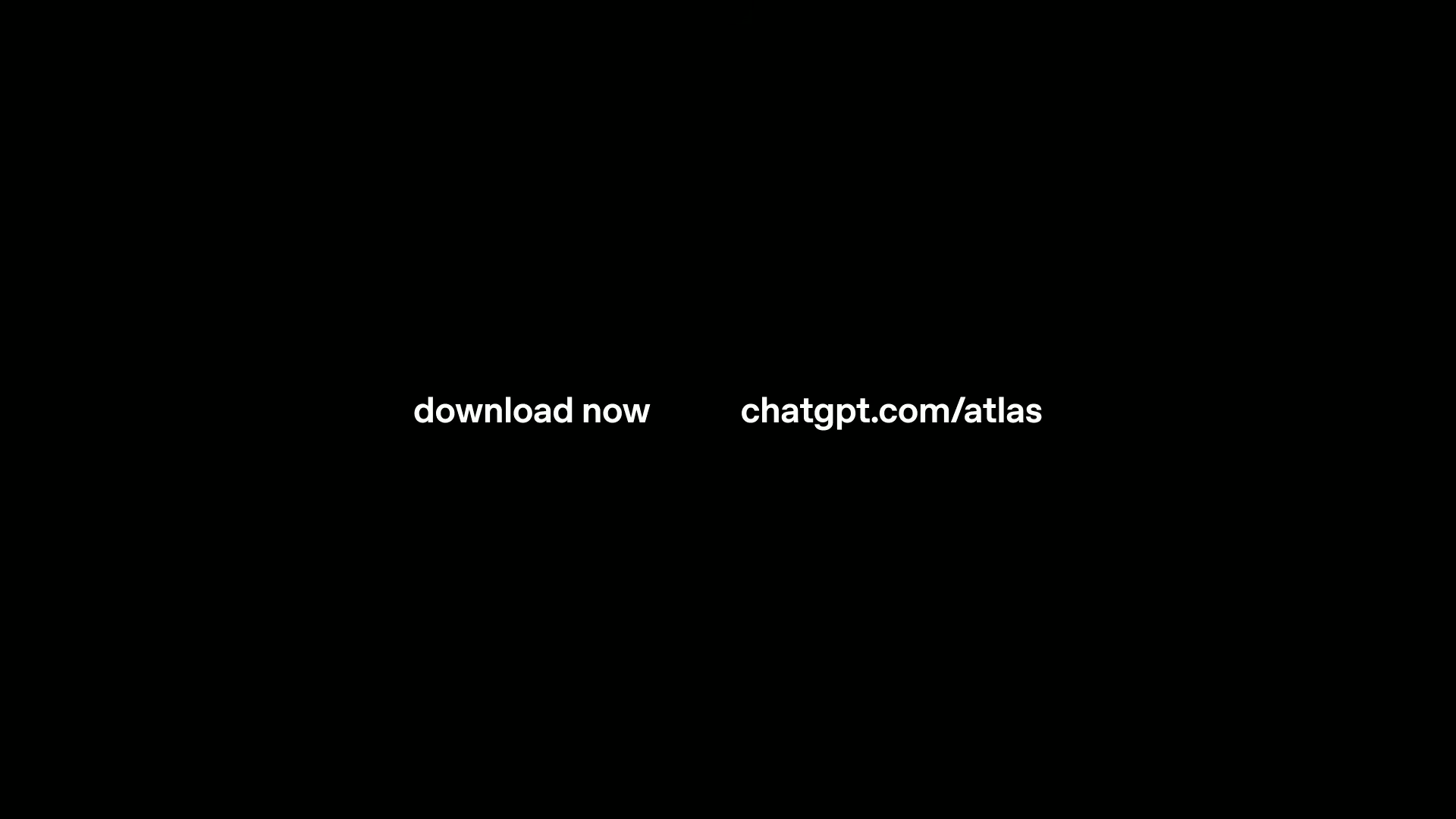 ChatGPT Atlas presentation closing
