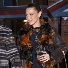 Bella Hadid and boyfriend Adan Banuelos in Aspen