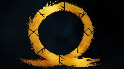 Gold-colored God of War Ragnarok symbol