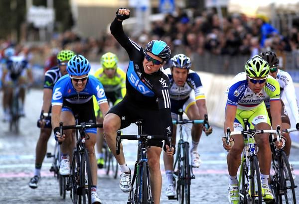 Edvald Boasson Hagen (Sky) wins stage 3
