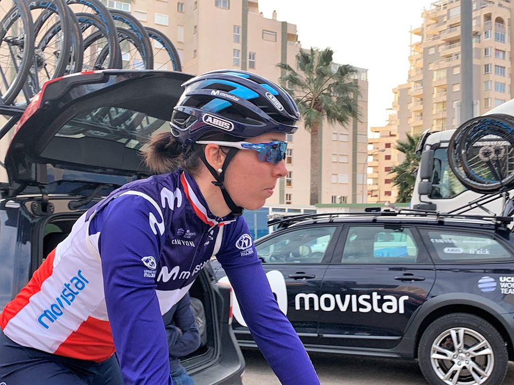 Aude Biannic (Movistar Team Women) is the French national champion