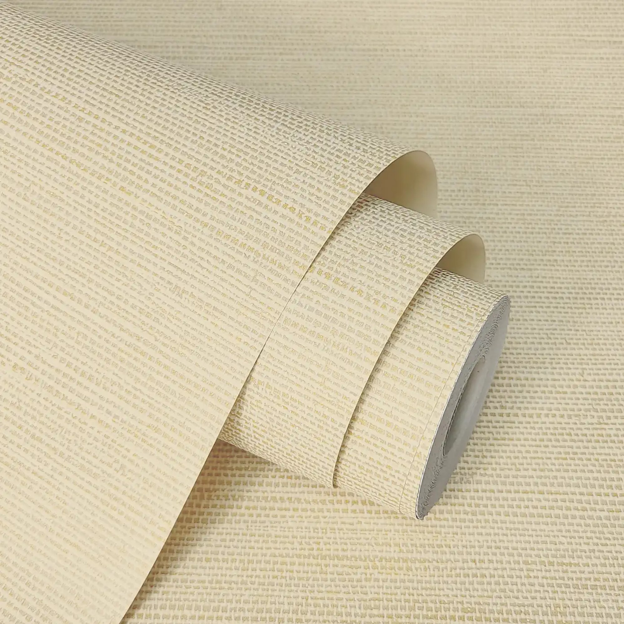 Dunelm Grasscloth Plain Wallpaper