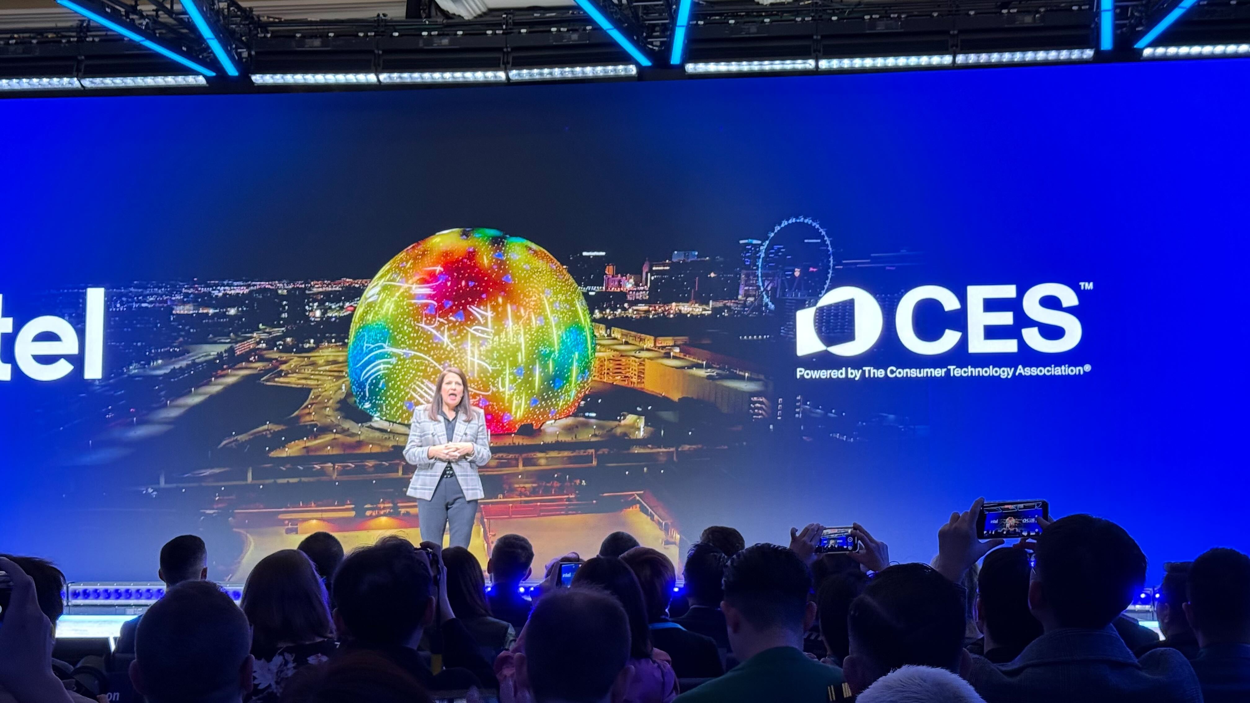 Intel Co-CEO Michelle Johnston Holthaus at CES 2025