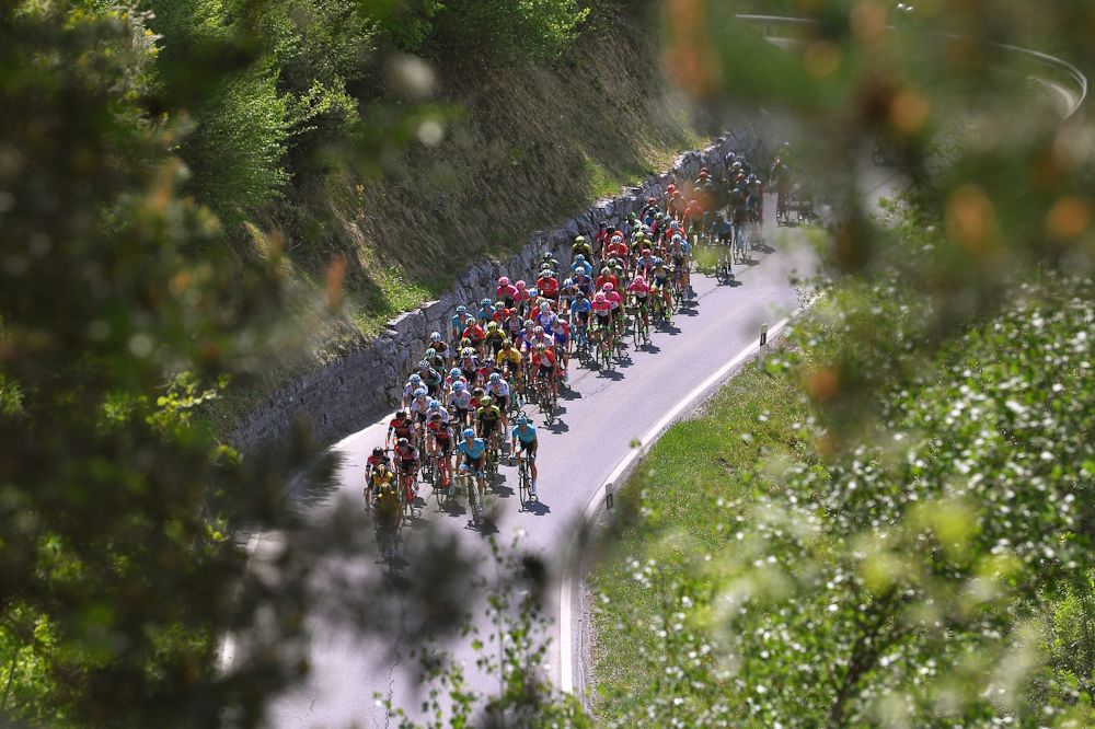 Scenery along the route of stage 4 at Tour de Romandie