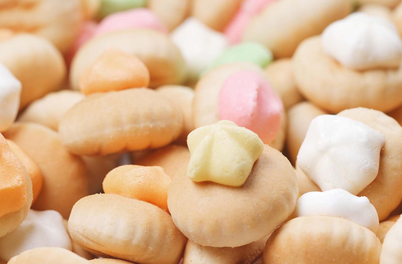 Homemade iced gems