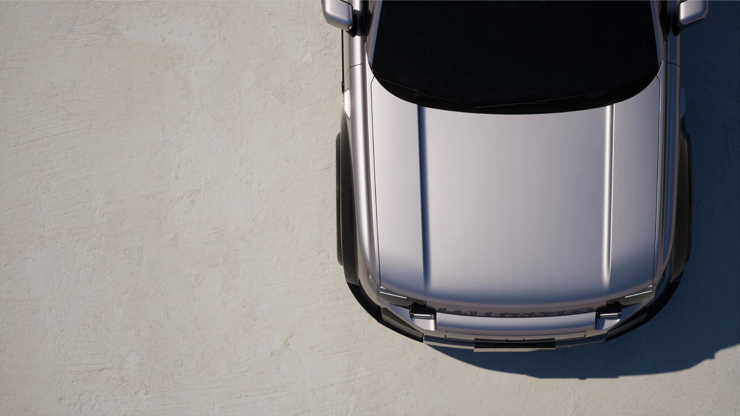 Freelander 8, showing the 'dual peak' bonnet