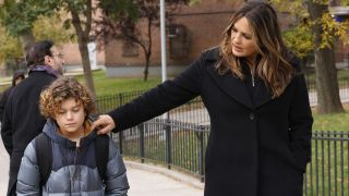 Ryan Buggle and Mariska Hargitay on Law & Order: SVU