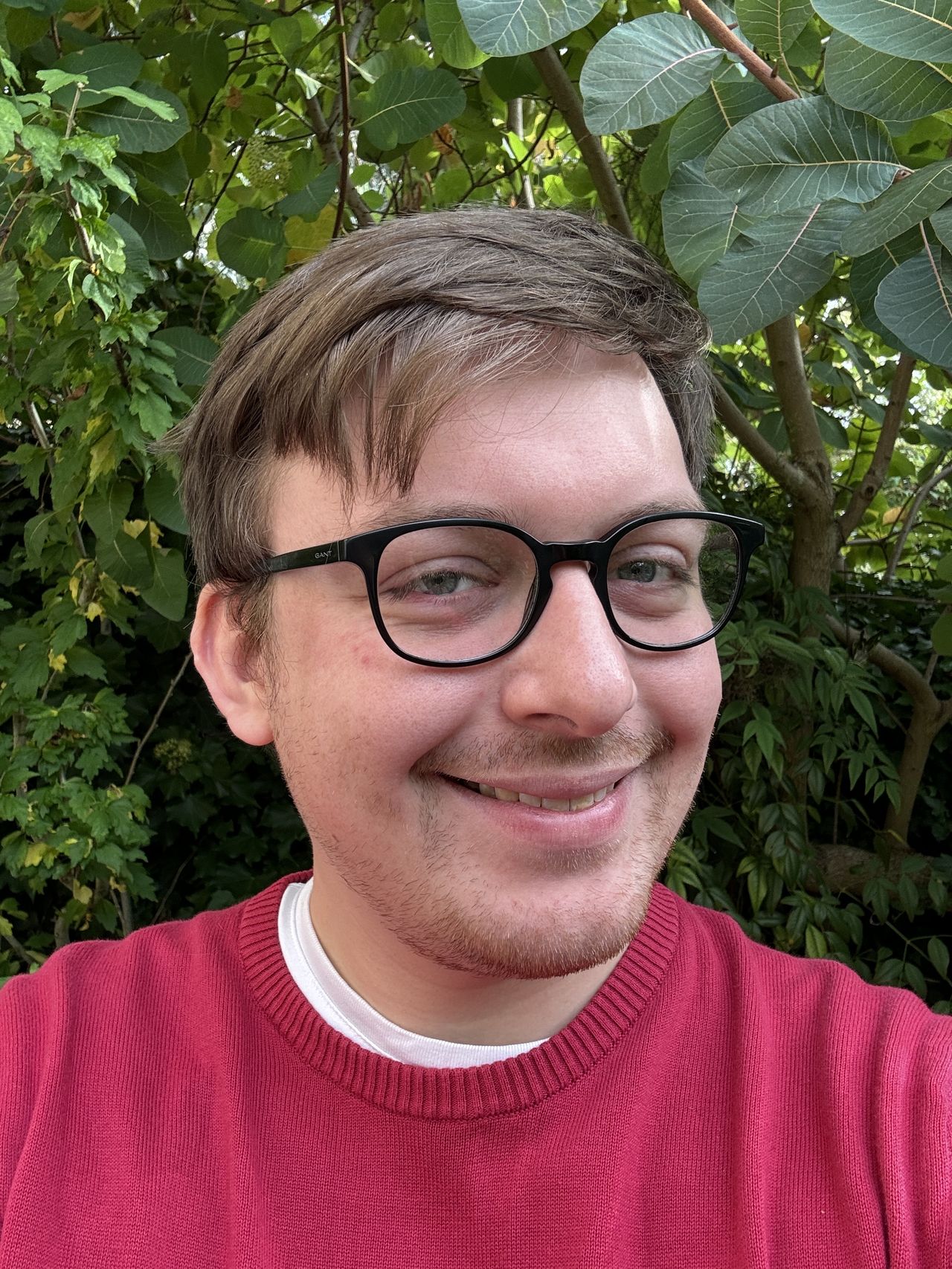 A regular iPhone 15 Pro Max selfie