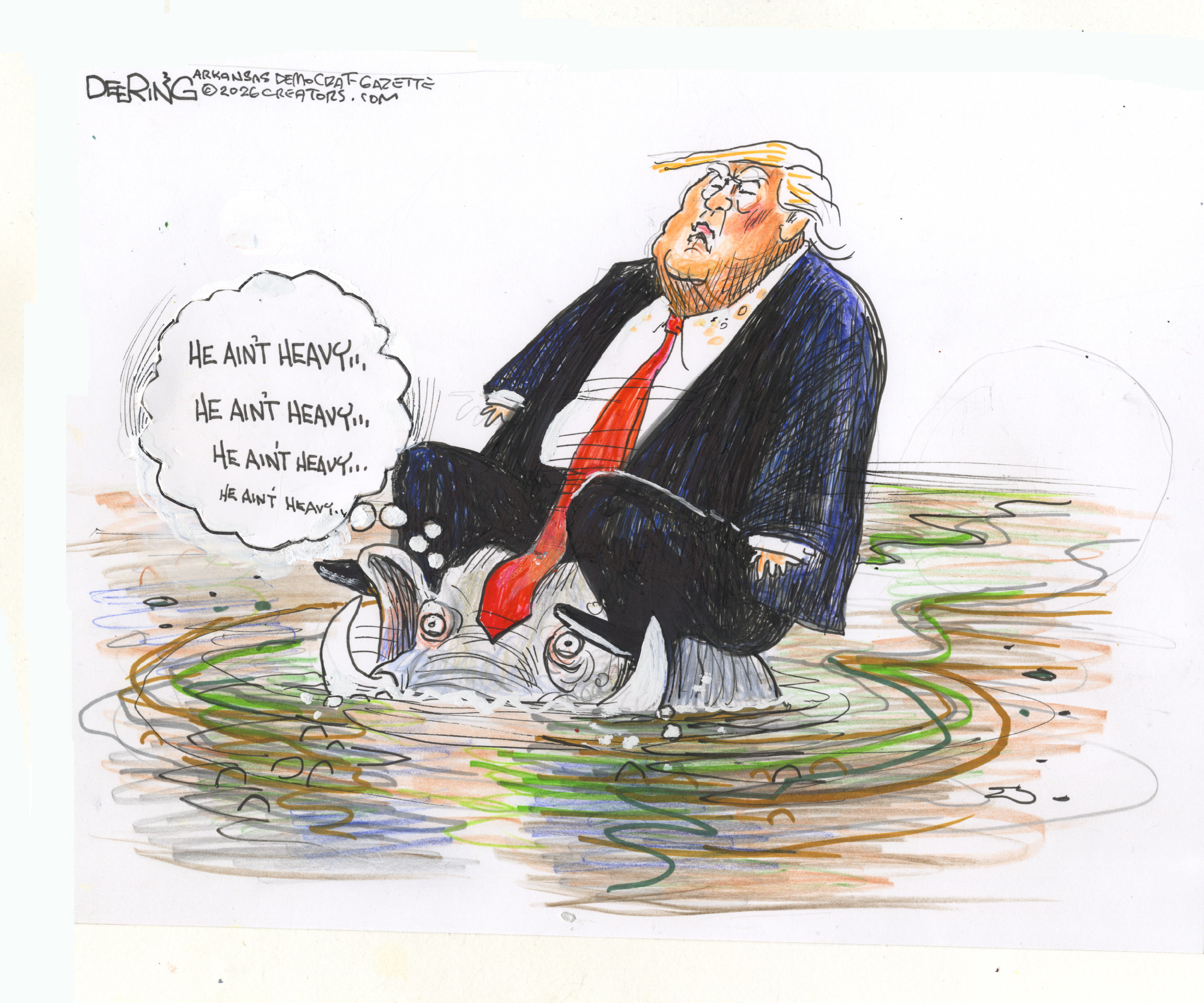 Political cartoon