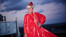 Prue Leith backstage ahead of the Vin + Omi: Dysphoriana show during London Fashion Week