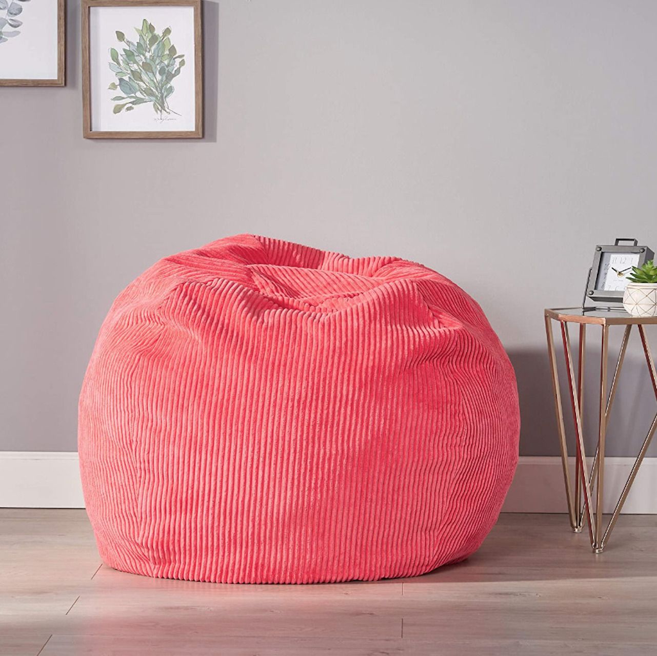 Beanbag Christopher Knight berwarna pink