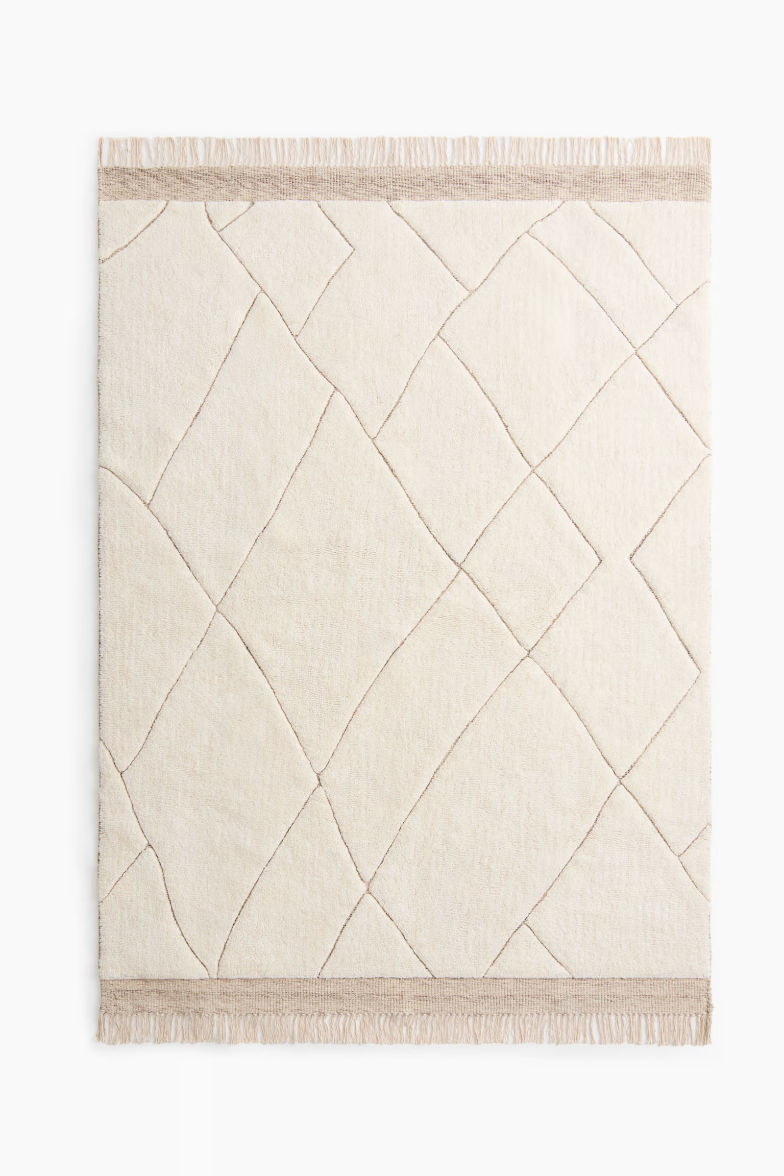 H&amp;amp;M Home, Wool-Blend Fringed Rug