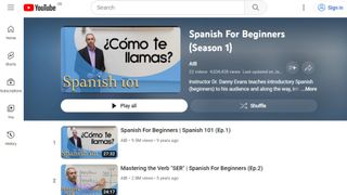 Website screenshot for AIB Network Spanish