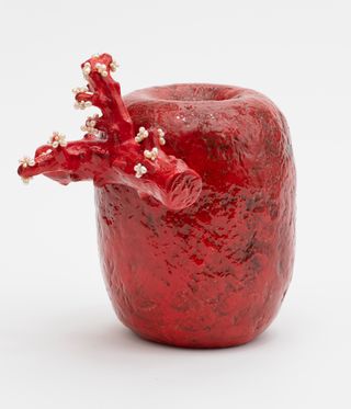 Liam Lee red sculpture