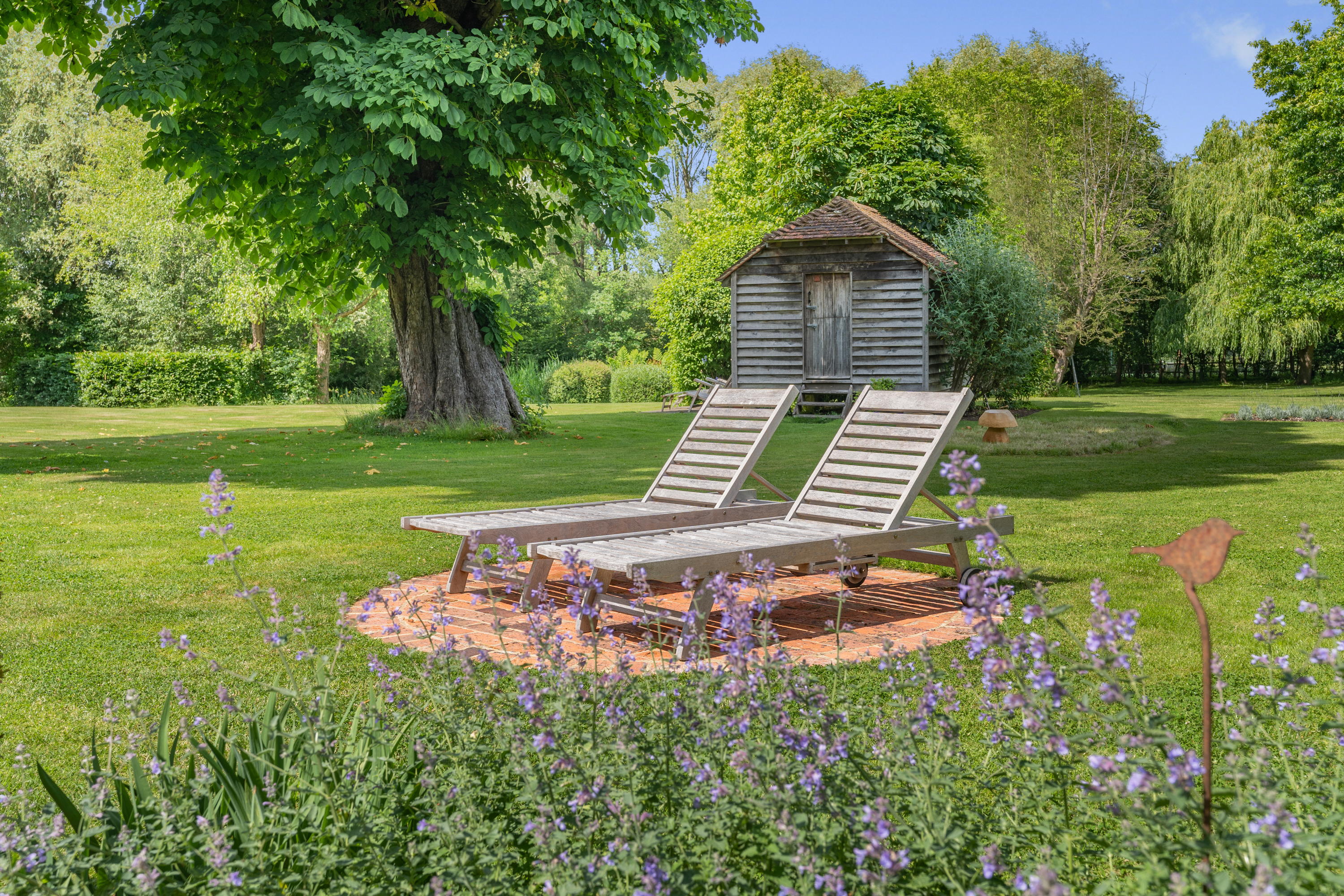 Chestnut Cottage in Sutton Park near Guildford.