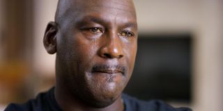 Michael Jordan looks emotional in The Last Dance (2020)