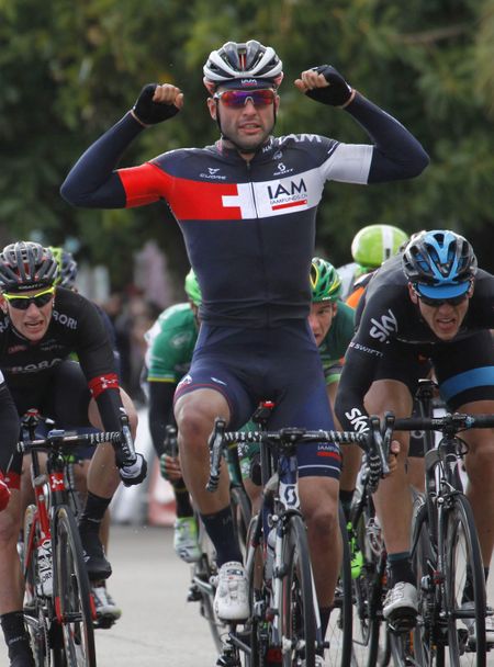 Matteo Pelucchi (IAM Cycling) gets win number two of the season