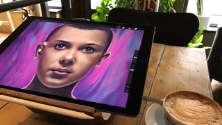 Procreate 4 works in harmony with the iPad Pro and Apple Pencil