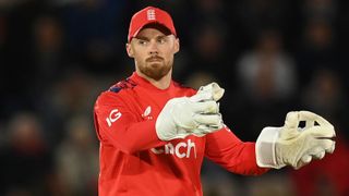 Phil Salt captaining England ahead of the England v Australia T20 live stream GettyImages-2171386227